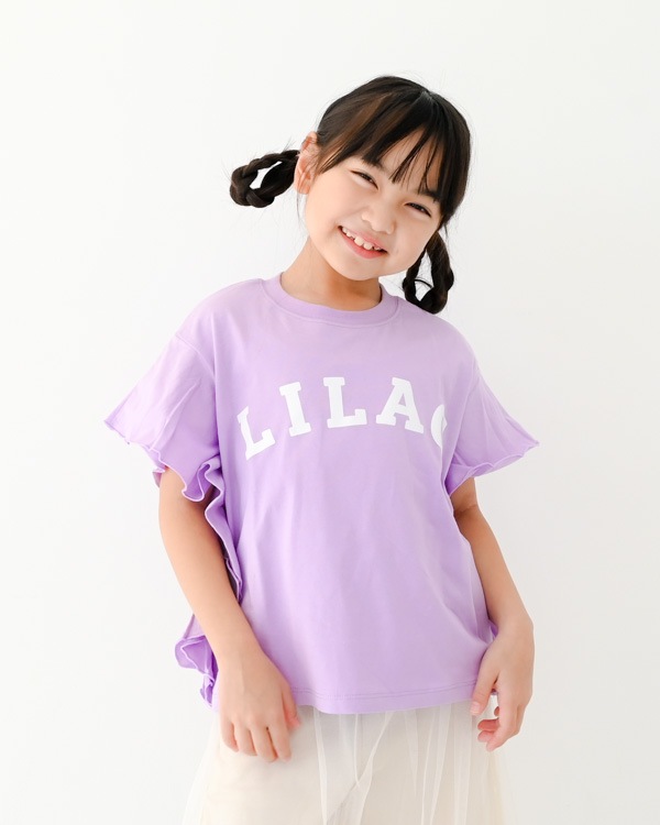 【エヌエイチティー】LILACフレアーTシャツ / ラベンダー