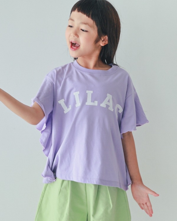 【エヌエイチティー】LILACフレアーTシャツ / ラベンダー