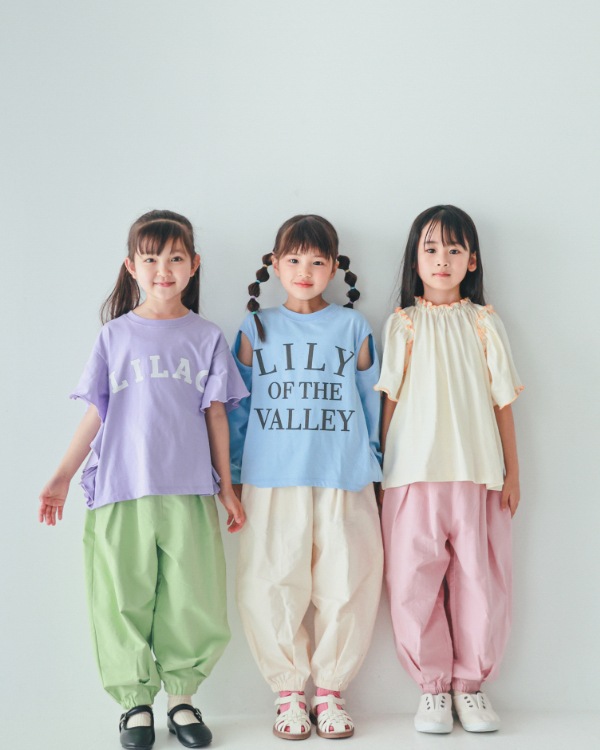 【エヌエイチティー】LILACフレアーTシャツ / ラベンダー