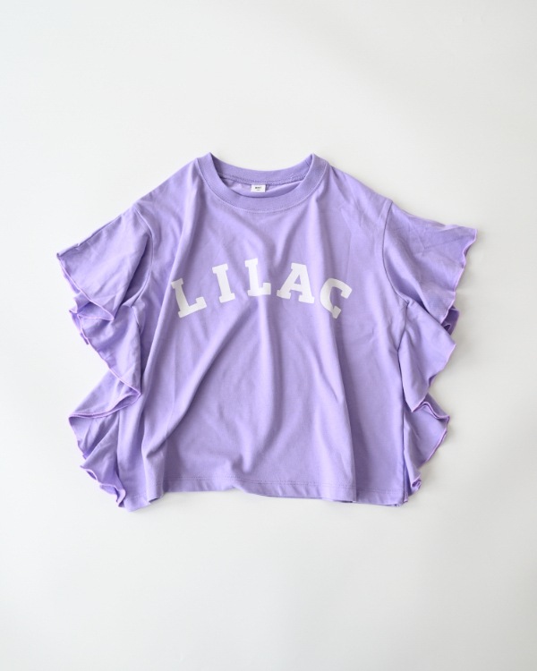 【エヌエイチティー】LILACフレアーTシャツ / ラベンダー