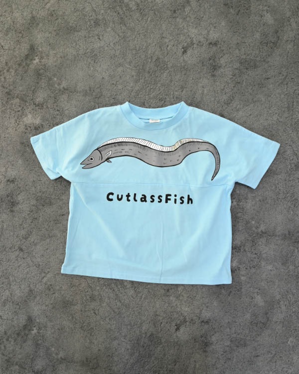 【ニコフラート】たちうお Tシャツ / サックス
