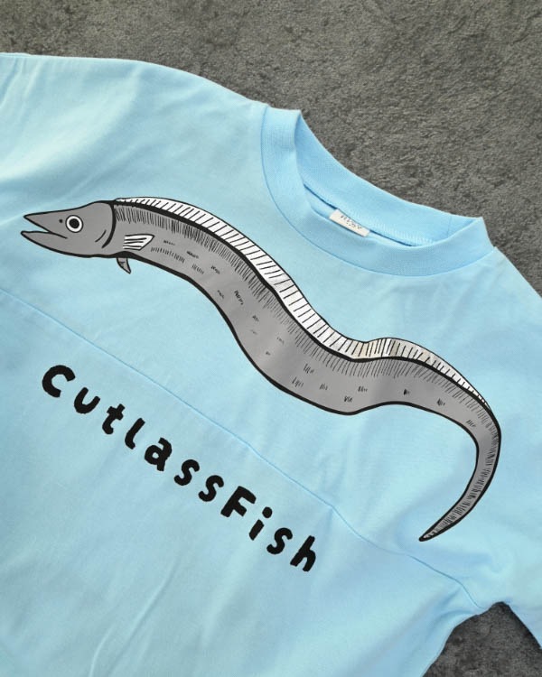 【ニコフラート】たちうお Tシャツ / サックス