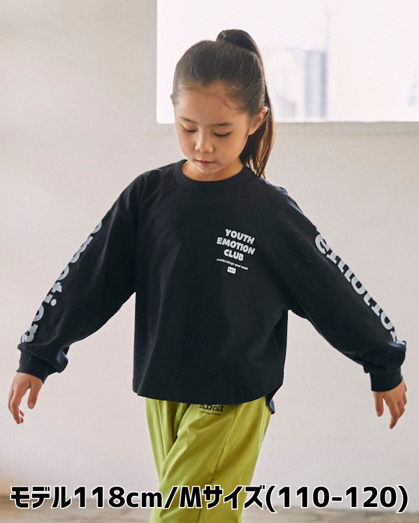 【ジェネレーター】emotion L/S Tシャツ / ブラック