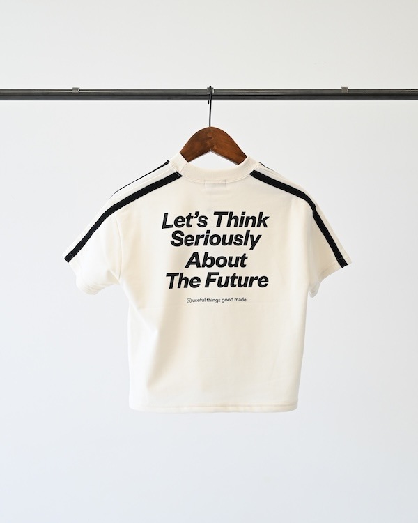 【ジェネレーター】Think About 袖ラインプルオーバー / ホワイト