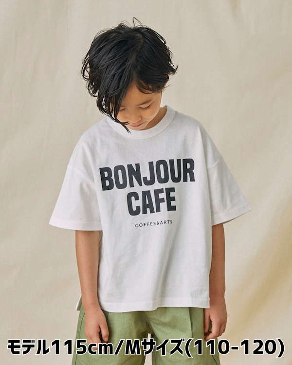 【フォブ】BONJOUR Tシャツ / ホワイト
