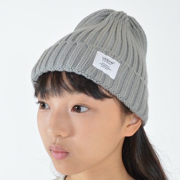 リブニットキャップ