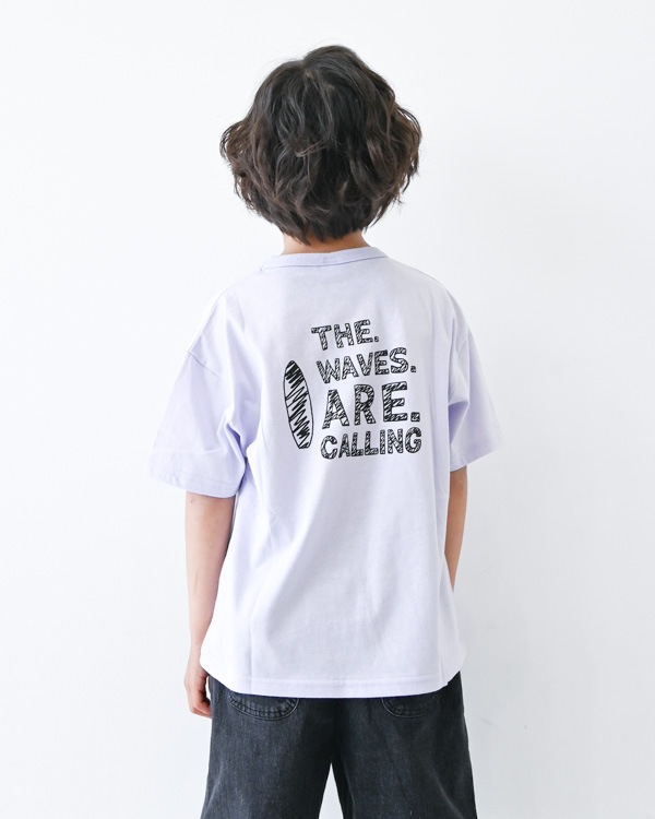 【セカンド】SUNSET BEACH Tシャツ / パープル