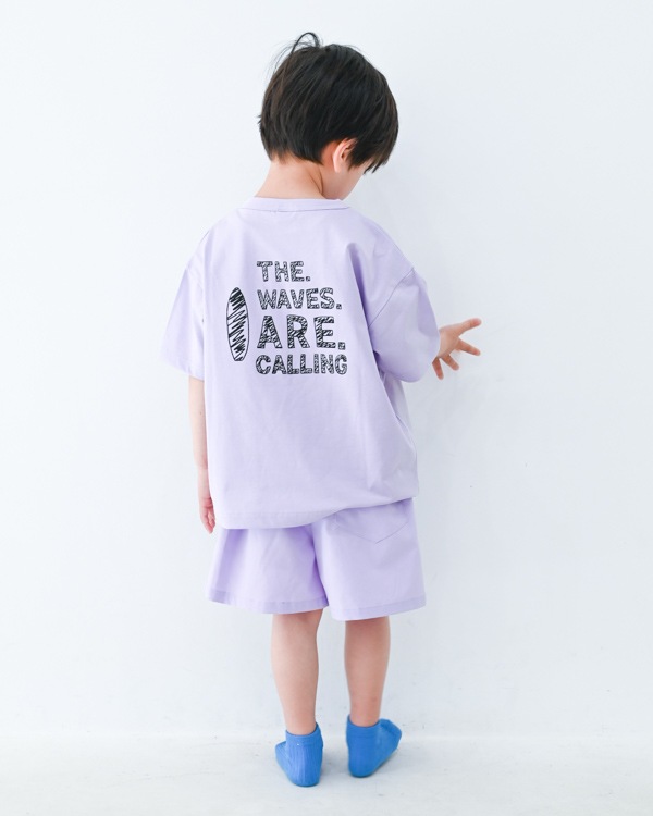 【セカンド】SUNSET BEACH Tシャツ / パープル