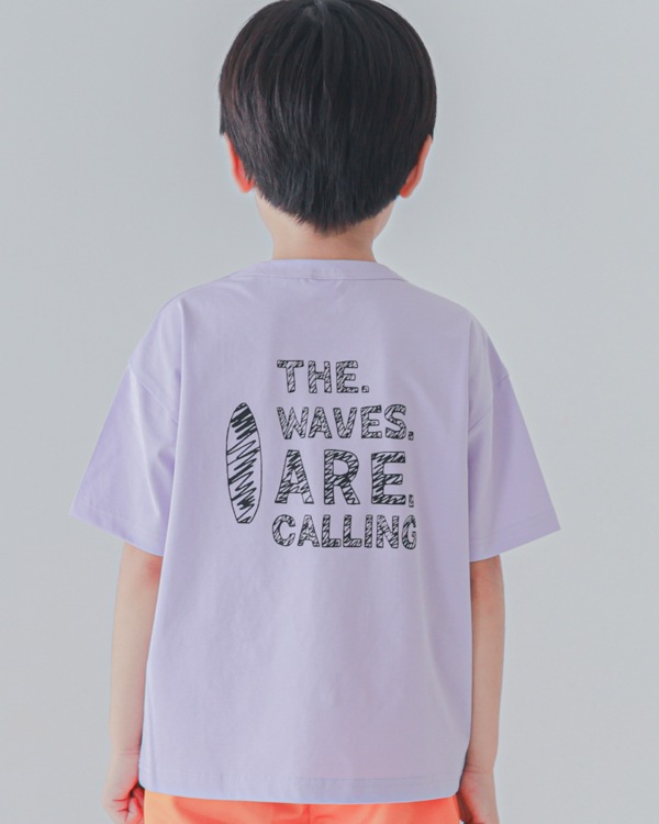 【セカンド】SUNSET BEACH Tシャツ / パープル