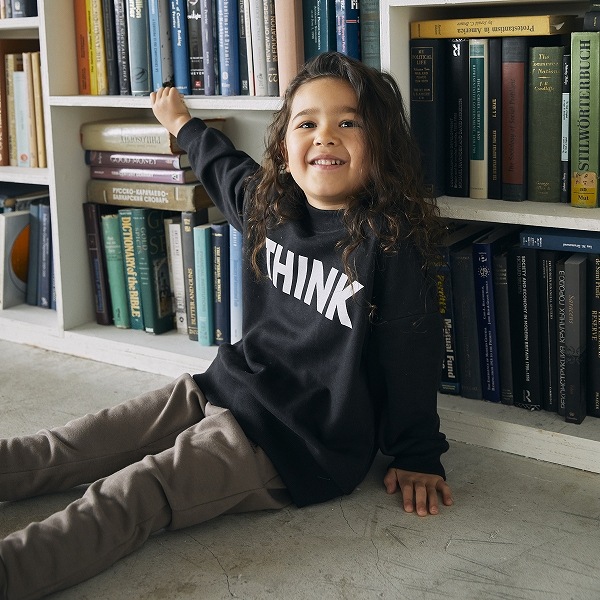【25FW】THINK トレーナー / ブラック