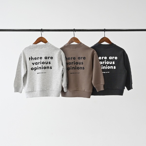 【25FW】THINK トレーナー / ブラック