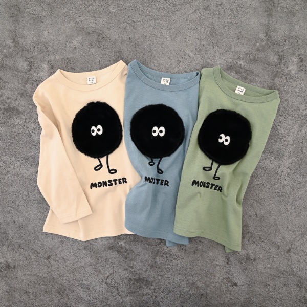 【25FW】モンスター ロングＴシャツ / ブルー