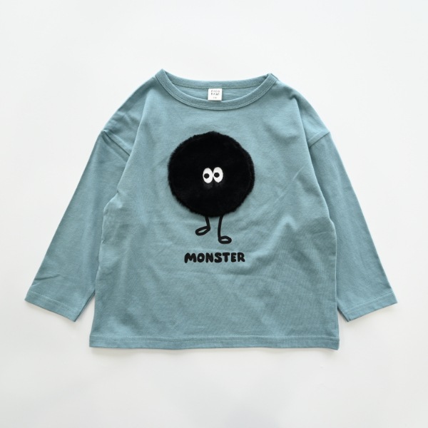 【25FW】モンスター ロングＴシャツ / ブルー