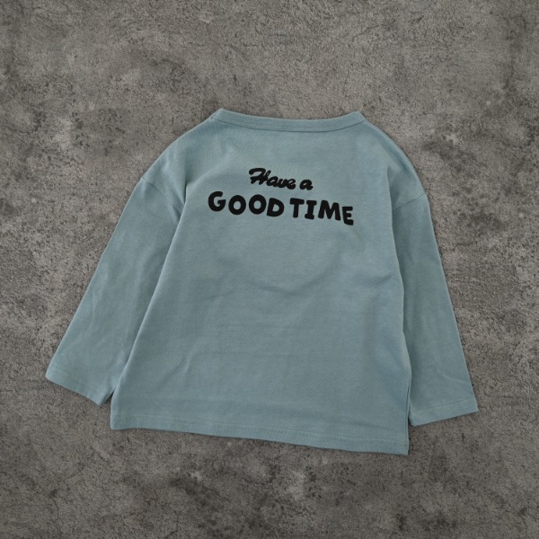 【25FW】モンスター ロングＴシャツ / ブルー