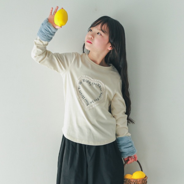 【25FW】ファー アームウォーマー / サックス