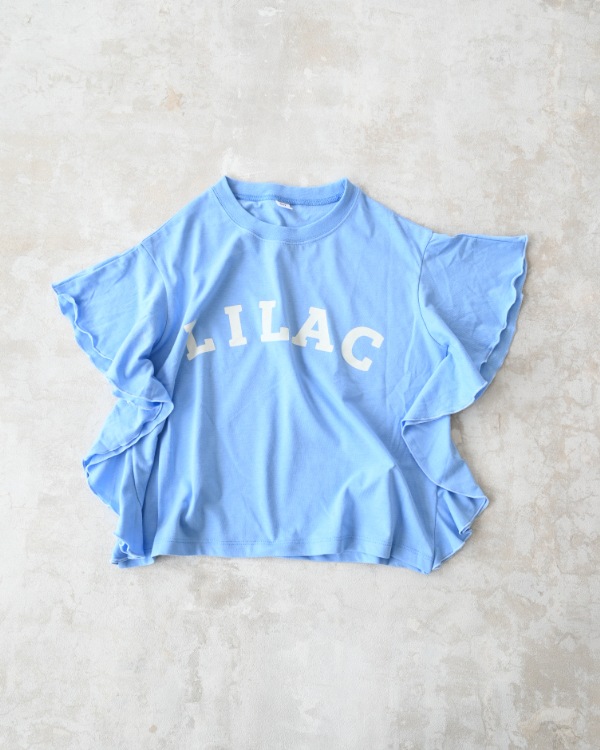 【エヌエイチティー】LILACフレアーTシャツ / サックス