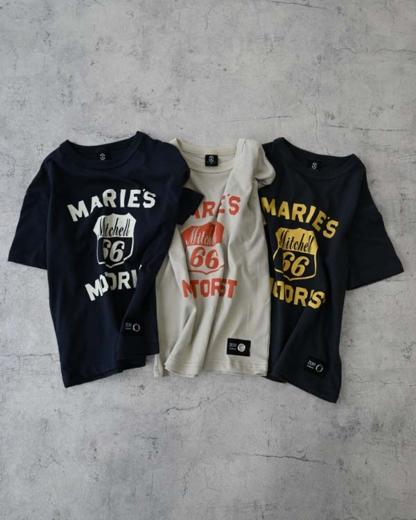 【ゼロスタンダード】MARIE’STシャツ / ネイビー