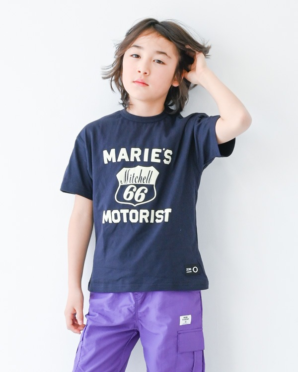 【ゼロスタンダード】MARIE’STシャツ / ネイビー