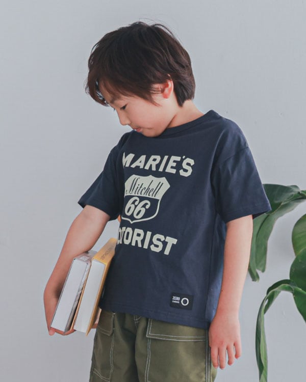 【ゼロスタンダード】MARIE’STシャツ / ネイビー