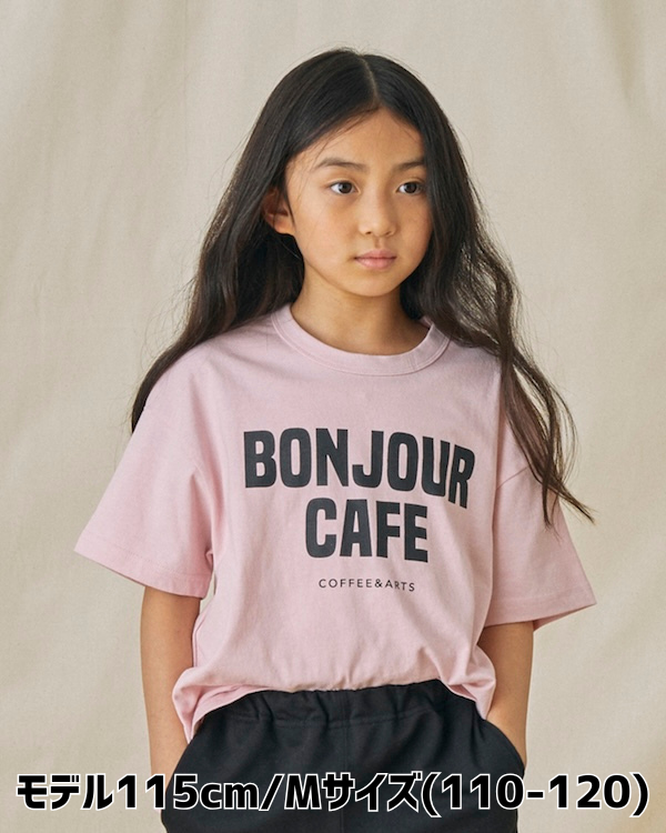 【フォブ】BONJOUR Tシャツ / ピンク