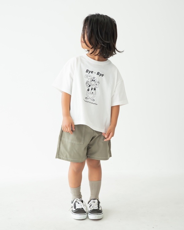 【フォブ】Bye Bye Tシャツ / ホワイト