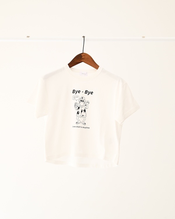 【フォブ】Bye Bye Tシャツ / ホワイト