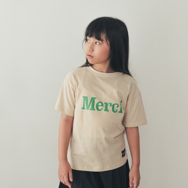 【25SS】Merci　Tシャツ / アイボリー