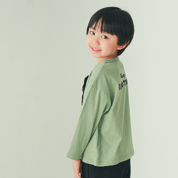 【25FW】モンスター ロングＴシャツ / オリーブ