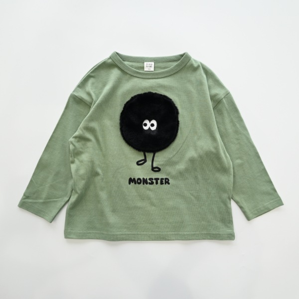 【25FW】モンスター ロングＴシャツ / オリーブ