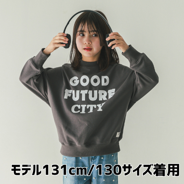 【25FW】GOOD FUTURE トレーナー / チャコールグレー