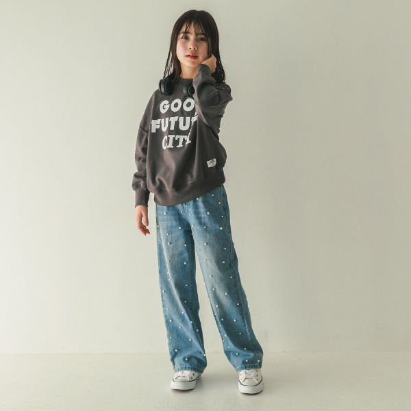 【25FW】GOOD FUTURE トレーナー / チャコールグレー