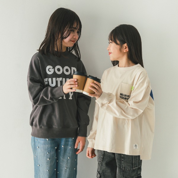 【25FW】GOOD FUTURE トレーナー / チャコールグレー