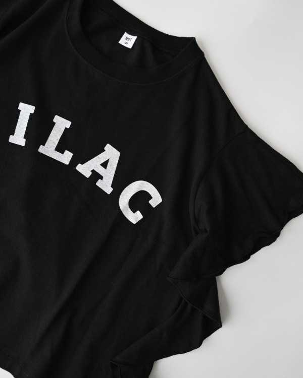 【エヌエイチティー】LILACフレアーTシャツ / ブラック
