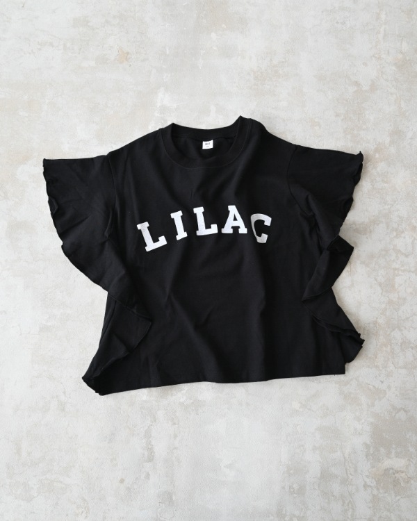 【エヌエイチティー】LILACフレアーTシャツ / ブラック