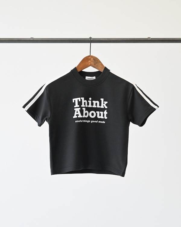 【ジェネレーター】Think About 袖ラインプルオーバー / ブラック