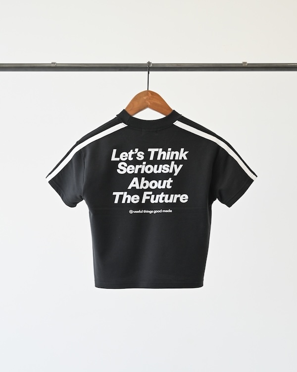 【ジェネレーター】Think About 袖ラインプルオーバー / ブラック