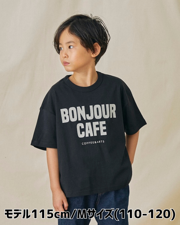 【フォブ】BONJOUR Tシャツ / ブラック