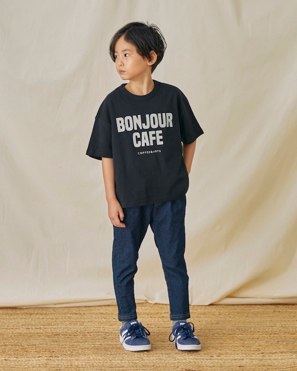 【フォブ】BONJOUR Tシャツ / ブラック