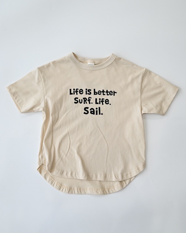 【セカンド】SALING CREW Tシャツ / アイボリー