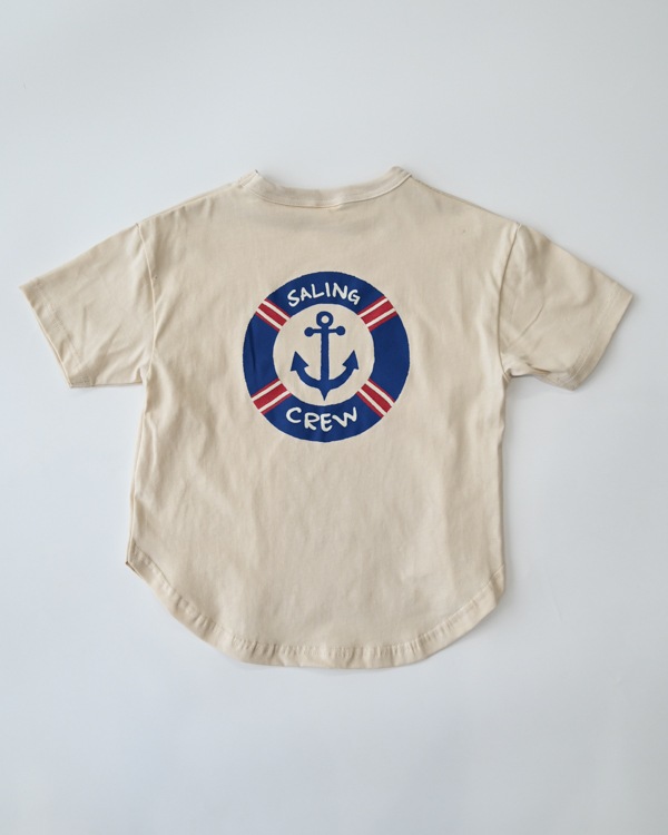 【セカンド】SALING CREW Tシャツ / アイボリー