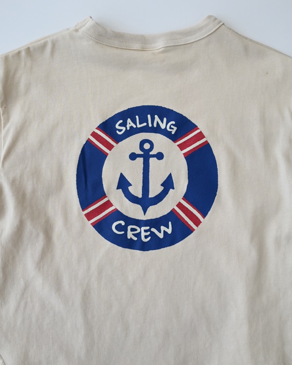 【セカンド】SALING CREW Tシャツ / アイボリー