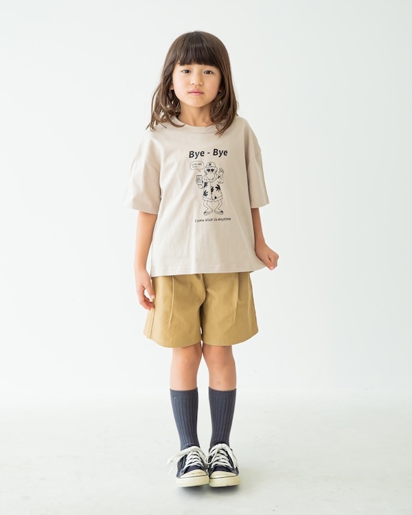 【フォブ】Bye Bye Tシャツ / グレージュ  