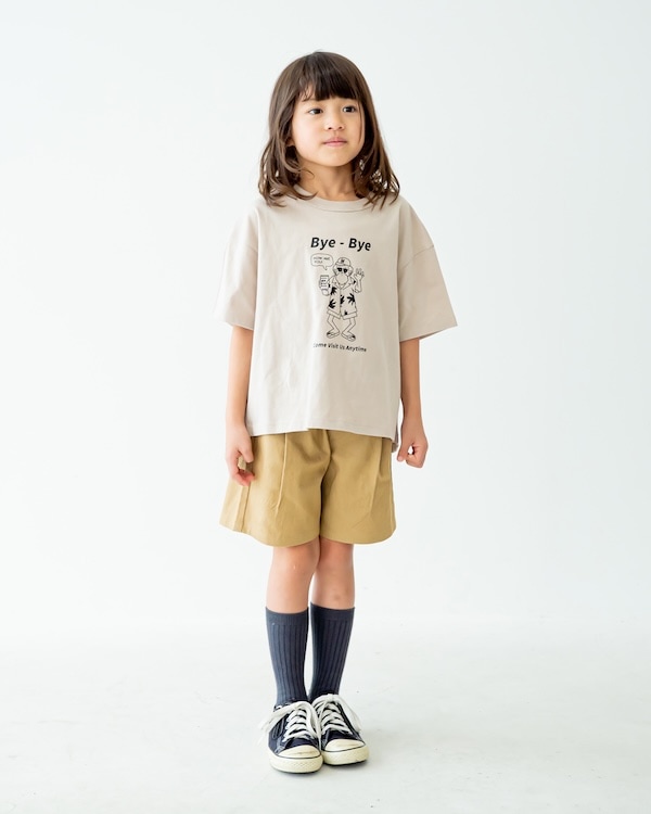 【フォブ】Bye Bye Tシャツ / グレージュ  