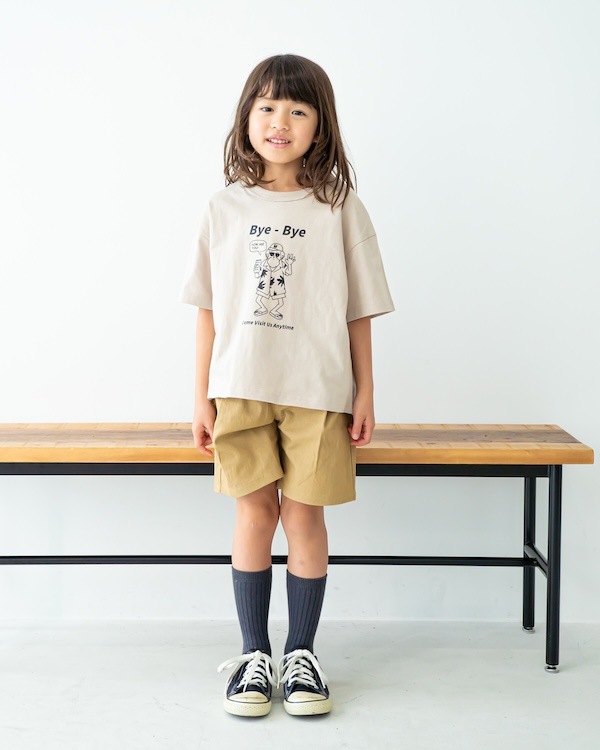 【フォブ】Bye Bye Tシャツ / グレージュ  