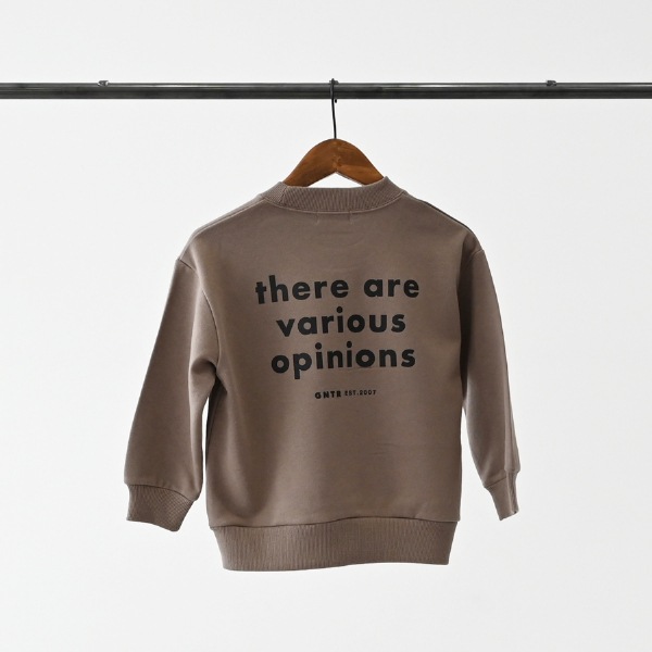 【25FW】THINK トレーナー / アッシュグレー