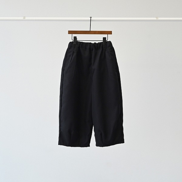 【25FW】タックバレルパンツ / ブラック