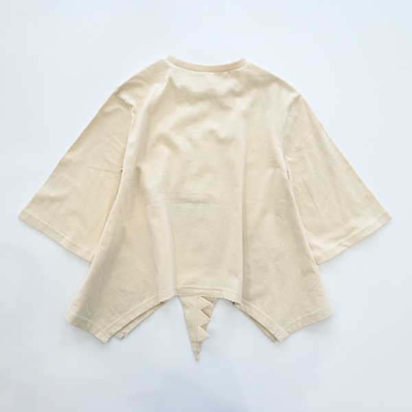 【25FW】恐竜なりきり ロングＴシャツ / アイボリー