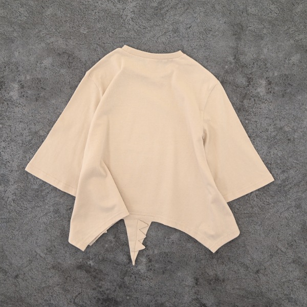 【25FW】恐竜なりきり ロングＴシャツ / アイボリー