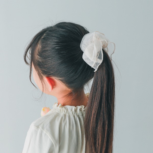 【25FW】チュール 付けフリル / アイボリー