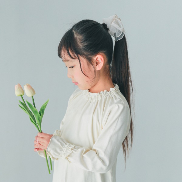 【25FW】チュール 付けフリル / アイボリー